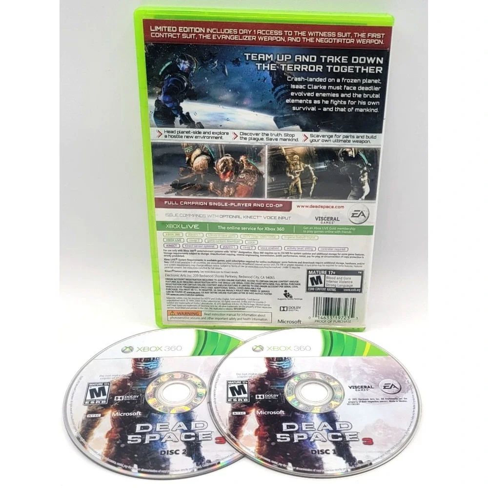 Dead Space 3  Limited Edition (Microsoft Xbox 360,‎ 2013) EA